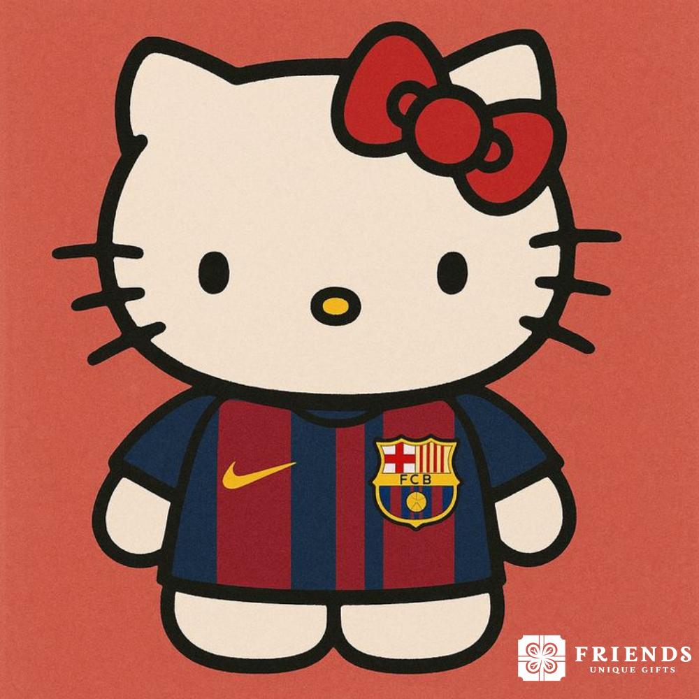 barcelona girl sticker
