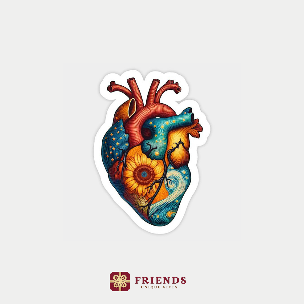 heart of art sticker