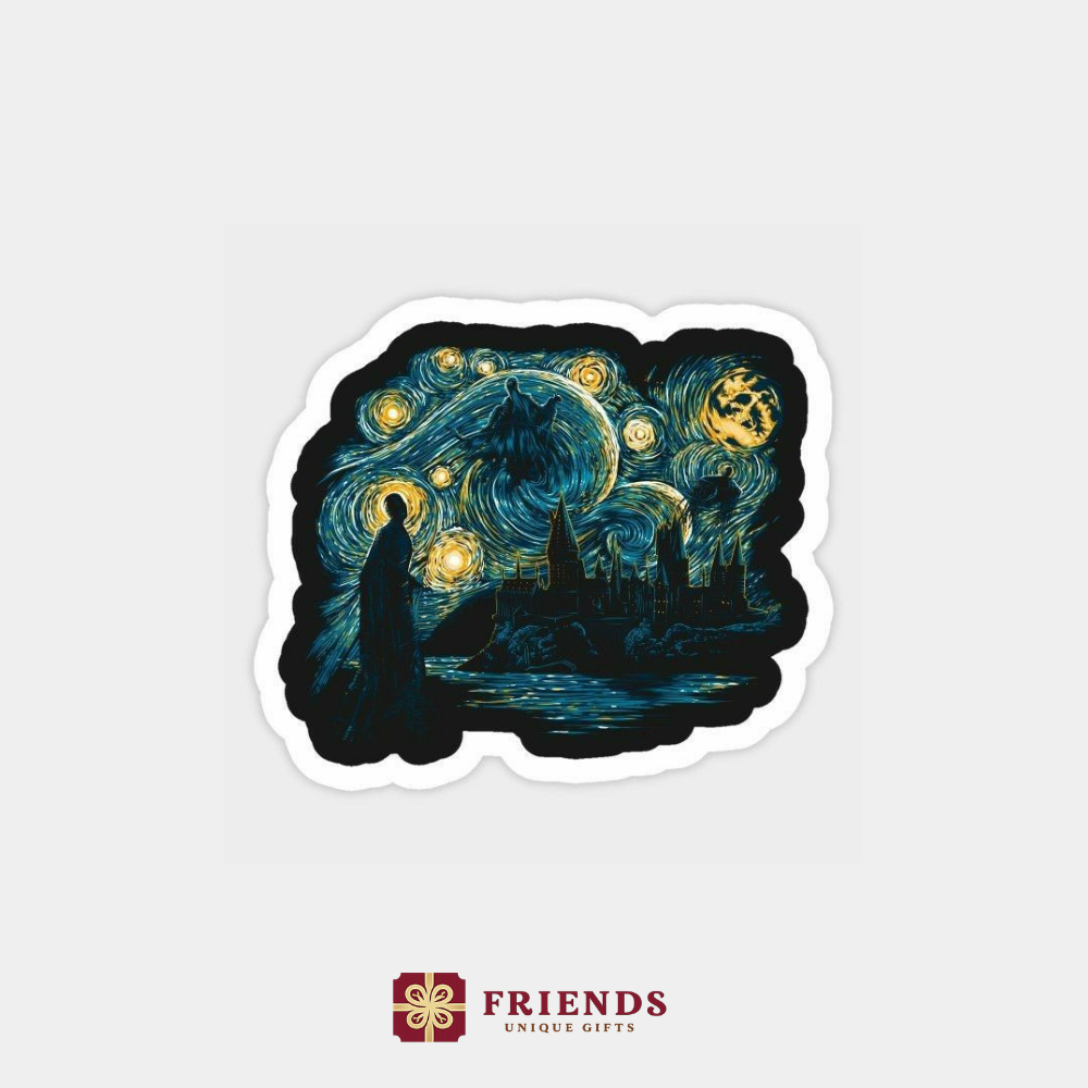 van gogh sticker