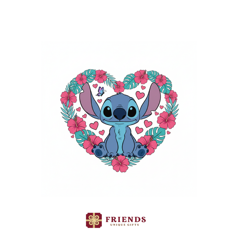 stitch flowerheart