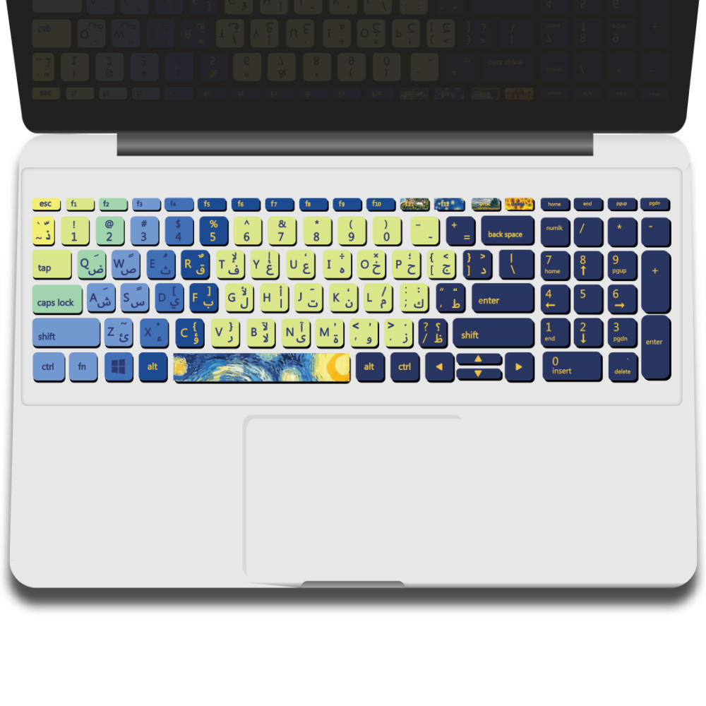 art keyboard sticker