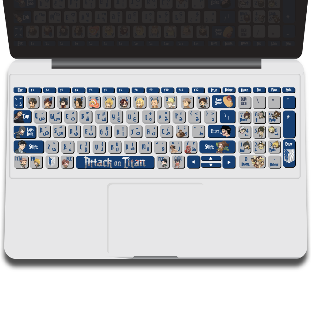attack on titan keyboard sticker (3)