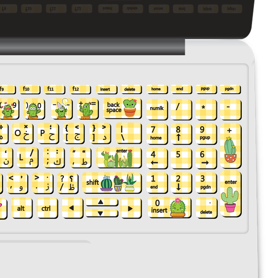 cactus keyboard sticker1 cactus keyboard sticker1
