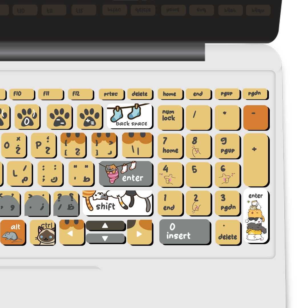 cats keyboard sticker1 cats keyboard sticker1