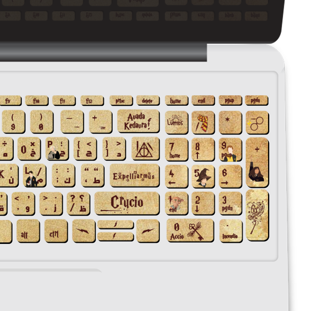 harry potter keyboard sticker1 harry potter keyboard sticker1