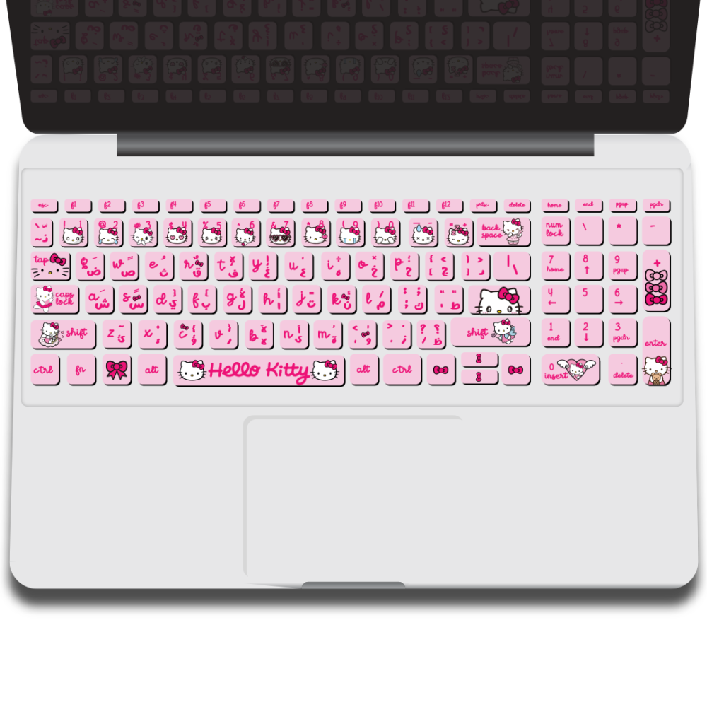 hello kitty keyboard sticker