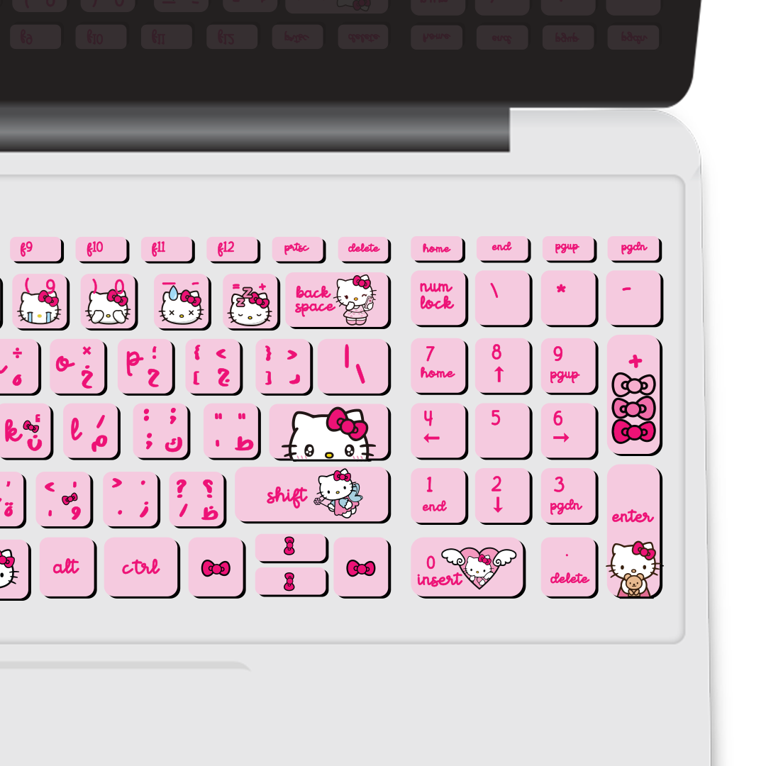 hello kitty keyboard sticker1 hello kitty keyboard sticker1