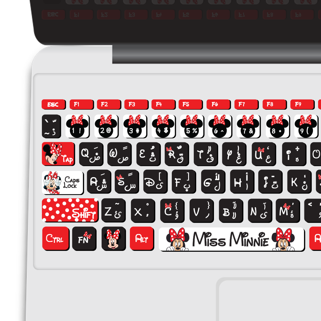 minnie mouse keyboard sticker2 minnie mouse keyboard sticker2