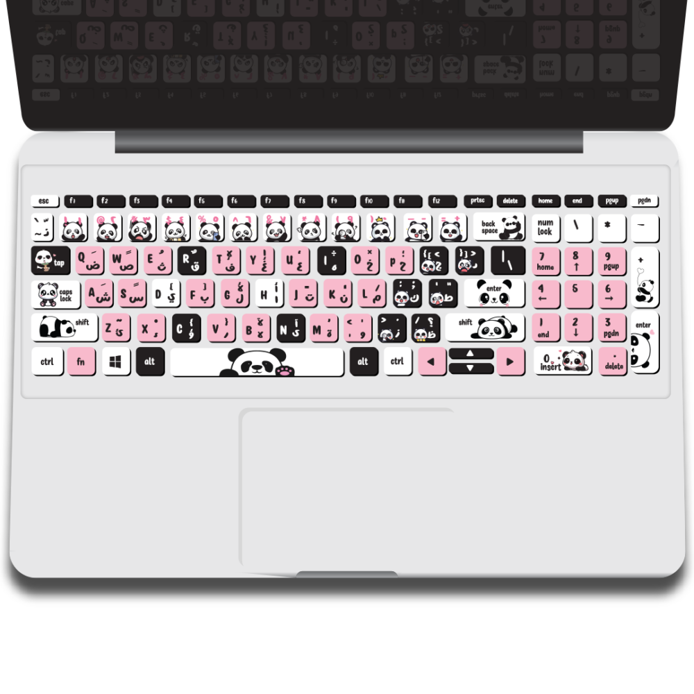 panda keyboard sticker
