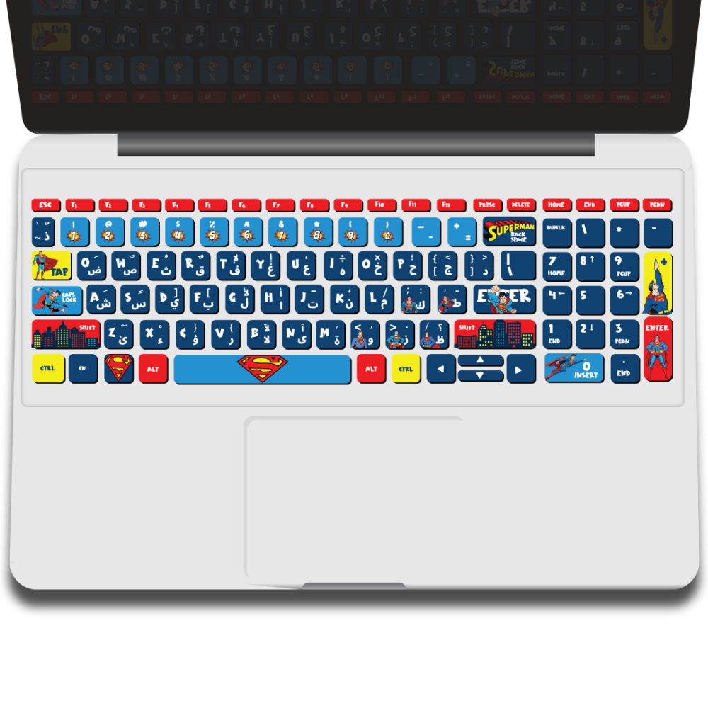 superman keyboard sticker